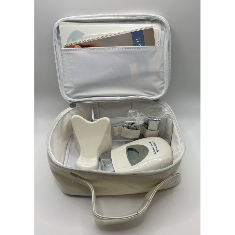 Nu Skin Galvanic Spa System II Device Attachments Case Manual Lot For Parts